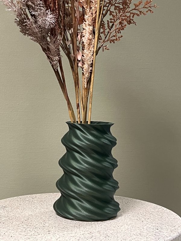 Vase 5 – Skulpturell 3D-printet vase