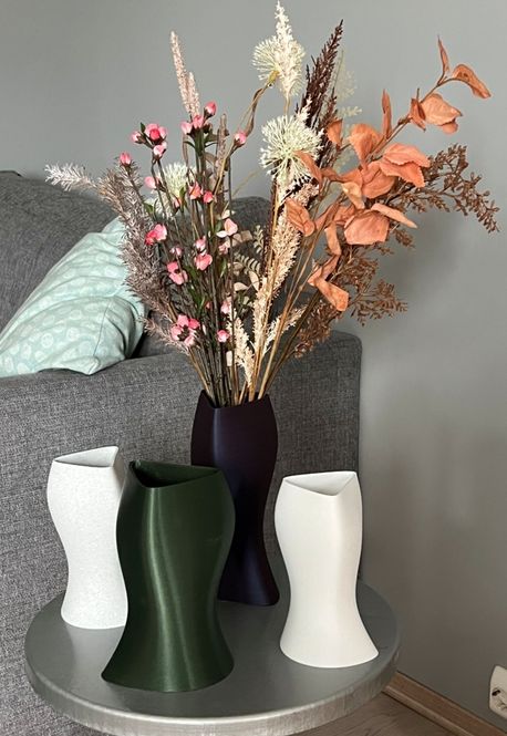 Hovedbilde Vase 6 – Geometrisk PLA-vase