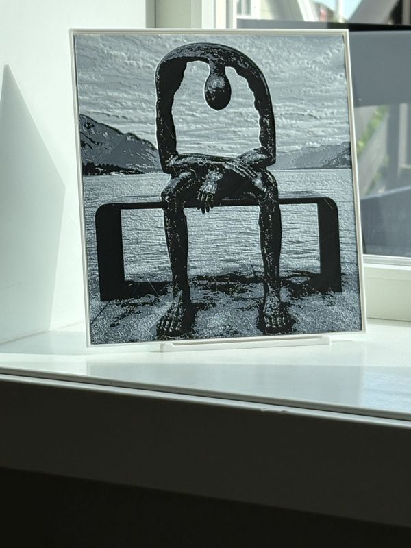 Veggkunst: Melancholy